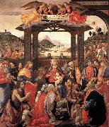 GHIRLANDAIO, Domenico Adoration of the Magi oil painting on canvas